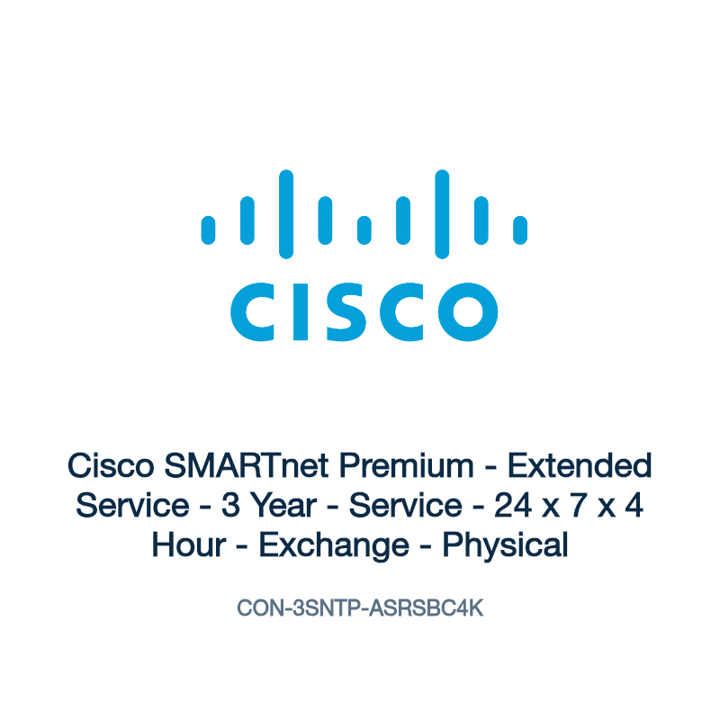 CON-3SNTP-ASRSBC4K: Cisco SMARTnet Premium