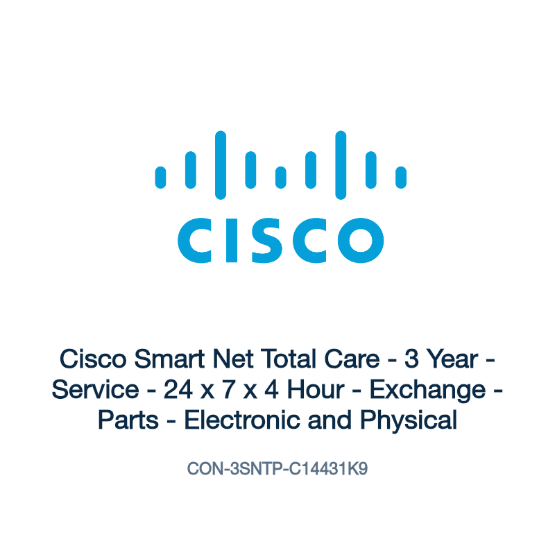 CON-3SNTP-C14431K9: Cisco Smart Net Total Care