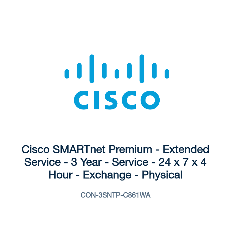CON-3SNTP-C861WA: Cisco SMARTnet Premium