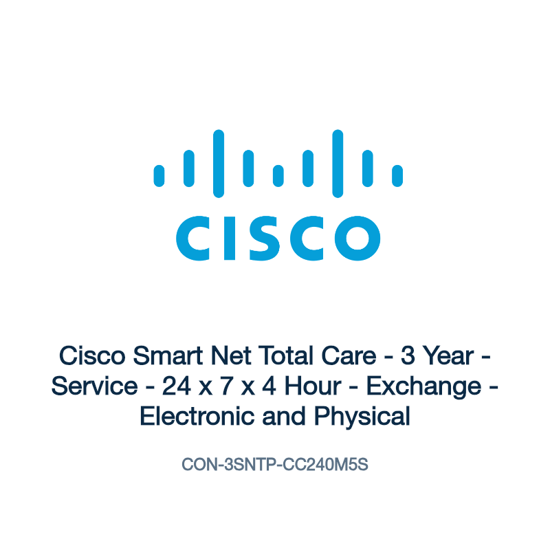CON-3SNTP-CC240M5S: Cisco Smart Net Total Care