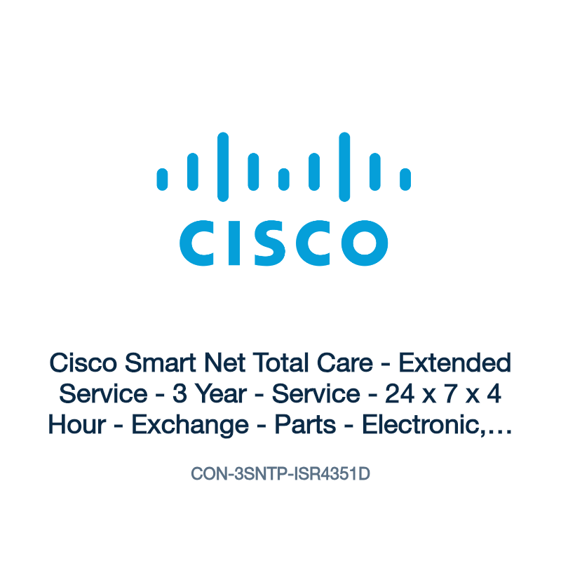 CON-3SNTP-ISR4351D: Cisco Smart Net Total Care