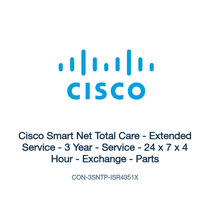 CON-3SNTP-ISR4351X: Cisco Smart Net Total Care