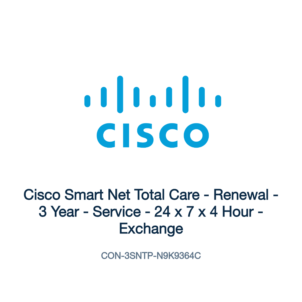 CON-3SNTP-N9K9364C: Cisco Smart Net Total Care