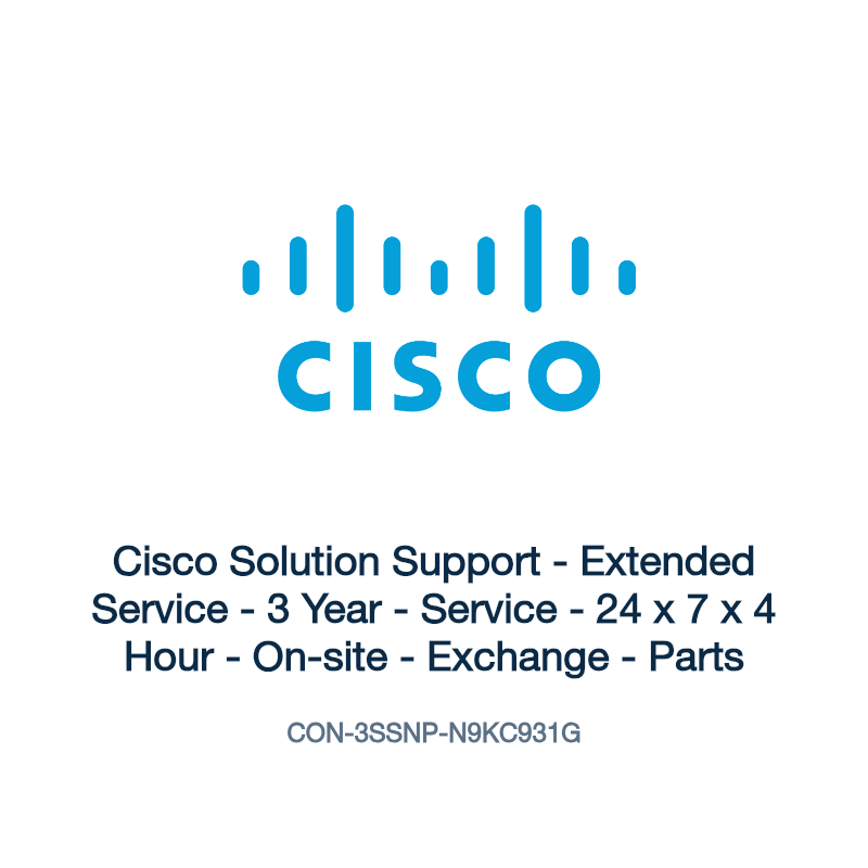 CON-3SSNP-N9KC931G: Cisco Solution Support