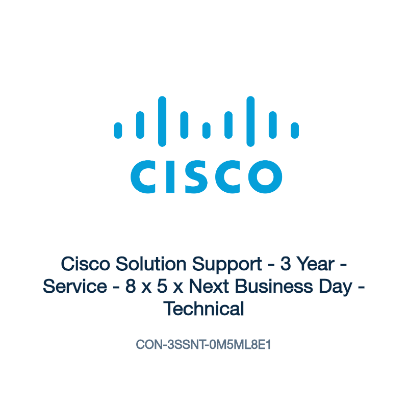 CON-3SSNT-0M5ML8E1: Cisco Solution Support