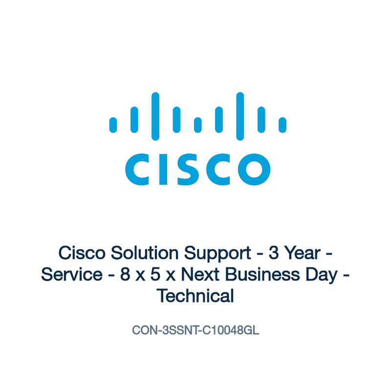 CON-3SSNT-C10048GL: Cisco Solution Support