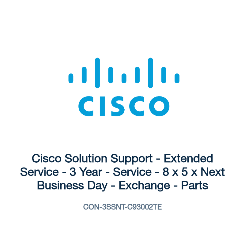 CON-3SSNT-C93002TE: Cisco Solution Support