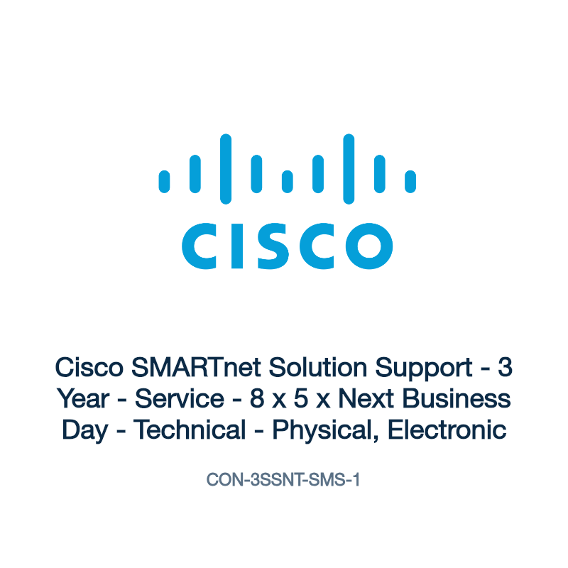 CON-3SSNT-SMS-1: Cisco SMARTnet Solution Support