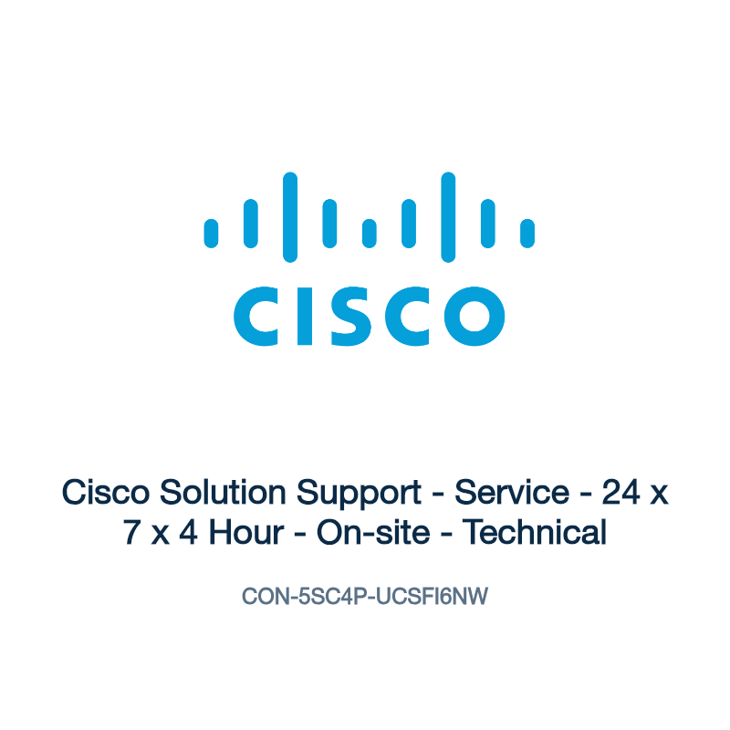 CON-5SC4P-UCSFI6NW: Cisco Solution Support