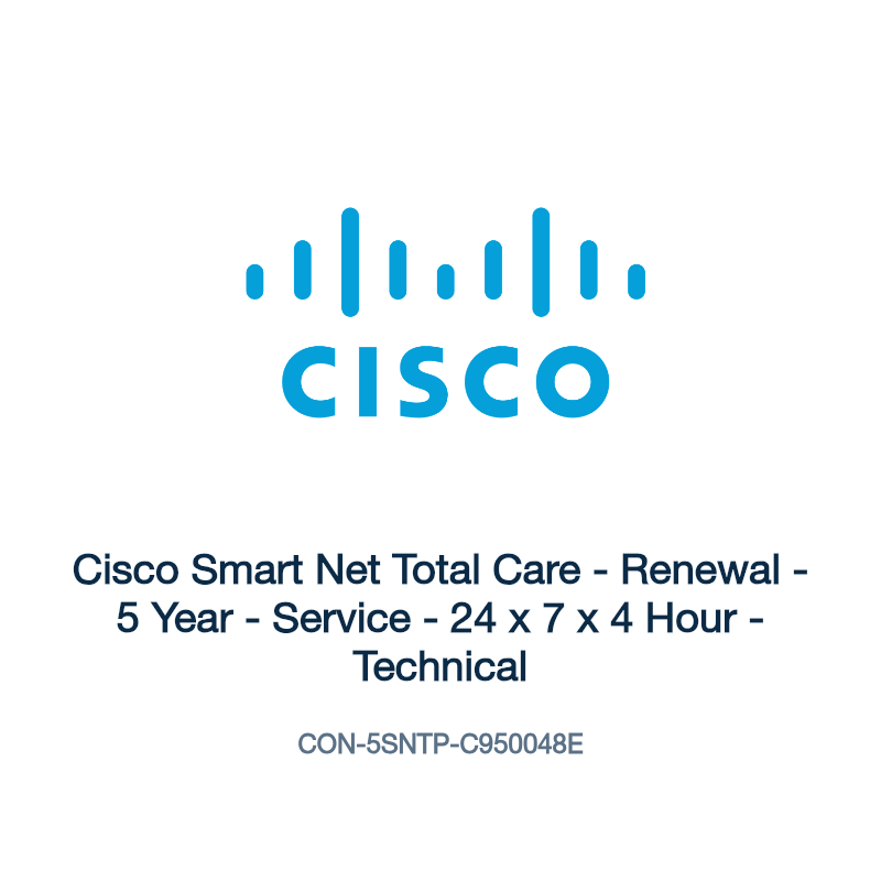 CON-5SNTP-C950048E: Cisco Smart Net Total Care