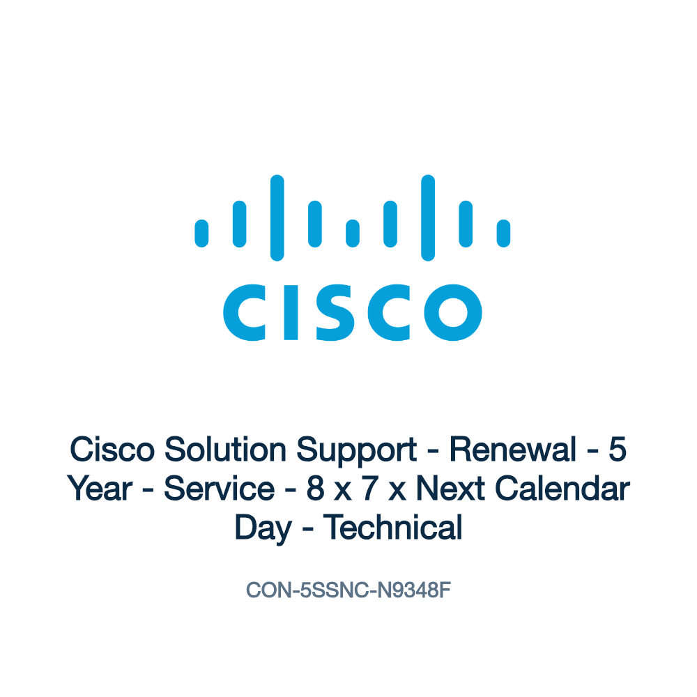 CON-5SSNC-N9348F: Cisco Solution Support