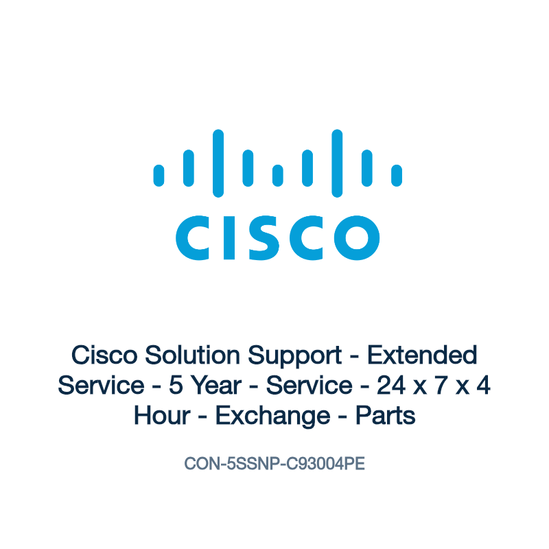 CON-5SSNP-C93004PE: Cisco Solution Support