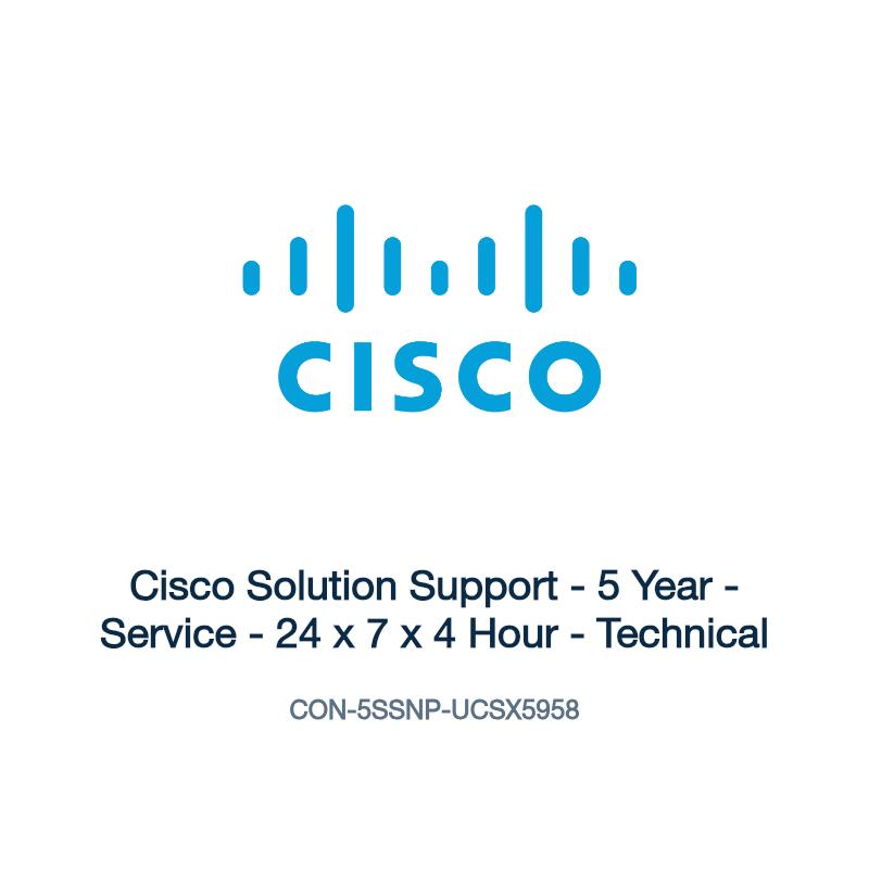 CON-5SSNP-UCSX5958: Cisco Solution Support