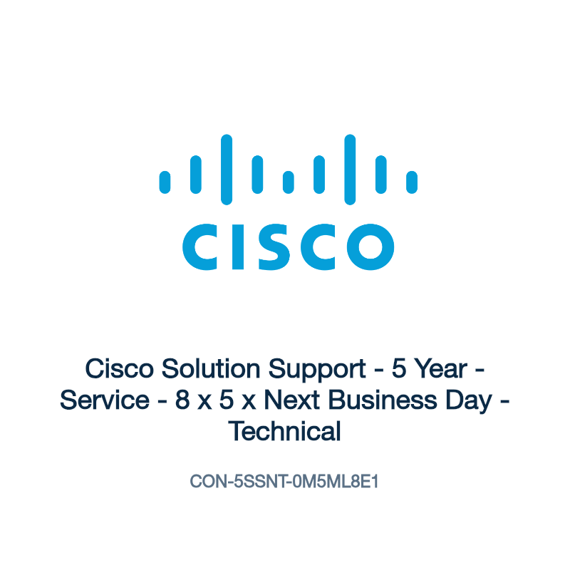 CON-5SSNT-0M5ML8E1: Cisco Solution Support