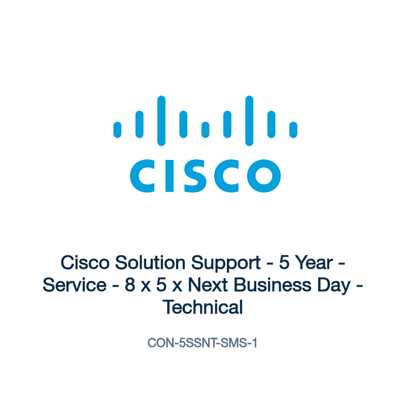 CON-5SSNT-SMS-1: Cisco Solution Support