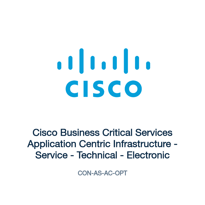 CON-AS-AC-OPT: Cisco Business Critical Services Application Centric Infrastructure