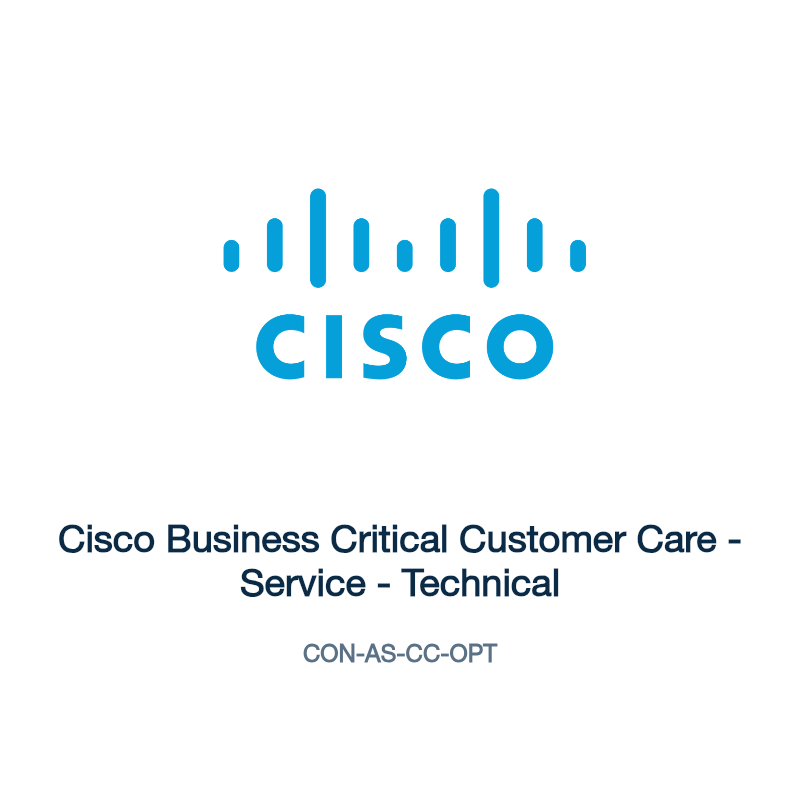 CON-AS-CC-OPT: Cisco Business Critical Customer Care