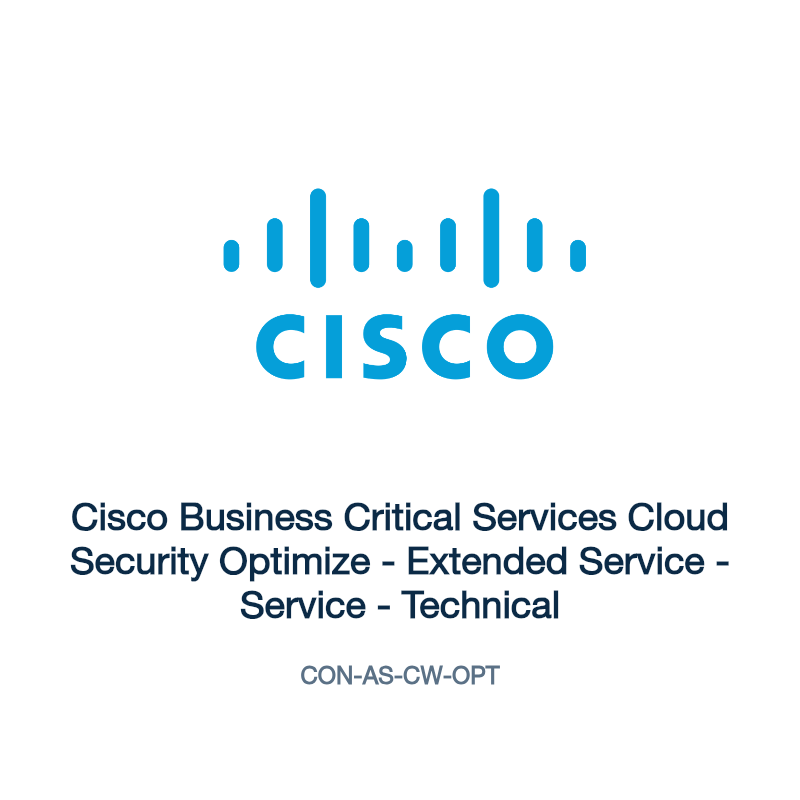 CON-AS-CW-OPT: Cisco Business Critical Services Cloud Security Optimize