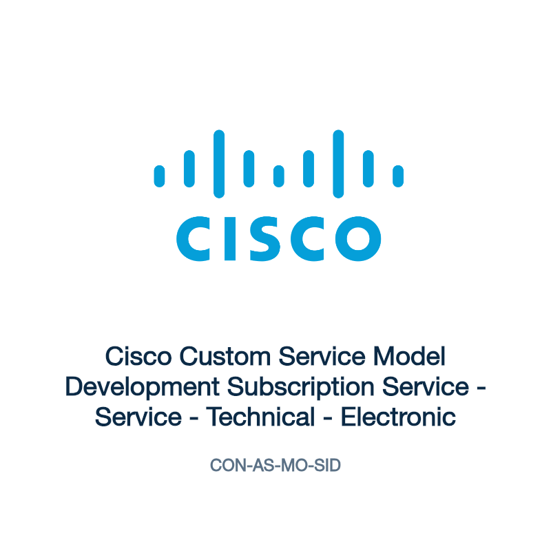 CON-AS-MO-SID: Cisco Custom Service Model Development Subscription Service