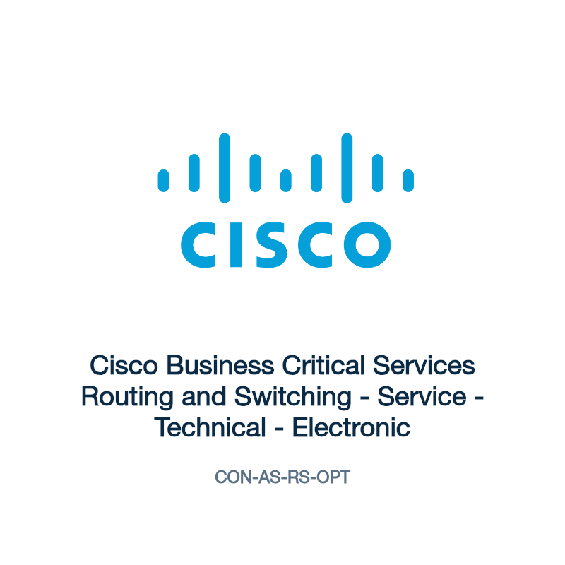 CON-AS-RS-OPT: Cisco Business Critical Services Routing and Switching