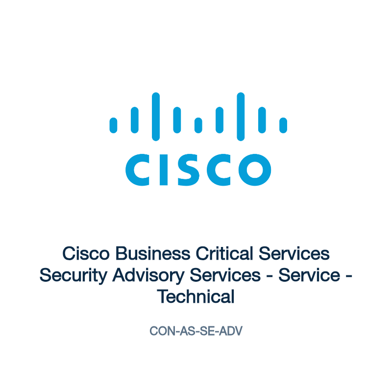 CON-AS-SE-ADV: Cisco Business Critical Services Security Advisory Services