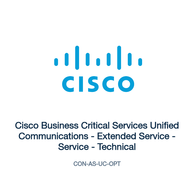 CON-AS-UC-OPT: Cisco Business Critical Services Unified Communications