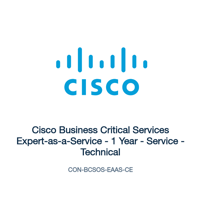 CON-BCSOS-EAAS-CE: Cisco Business Critical Services Expert-as-a-Service