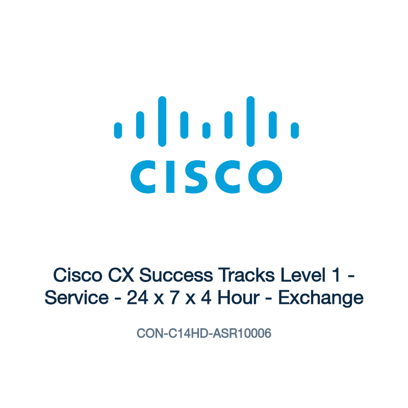 CON-C14HD-ASR10006: Cisco CX Success Tracks Level 1