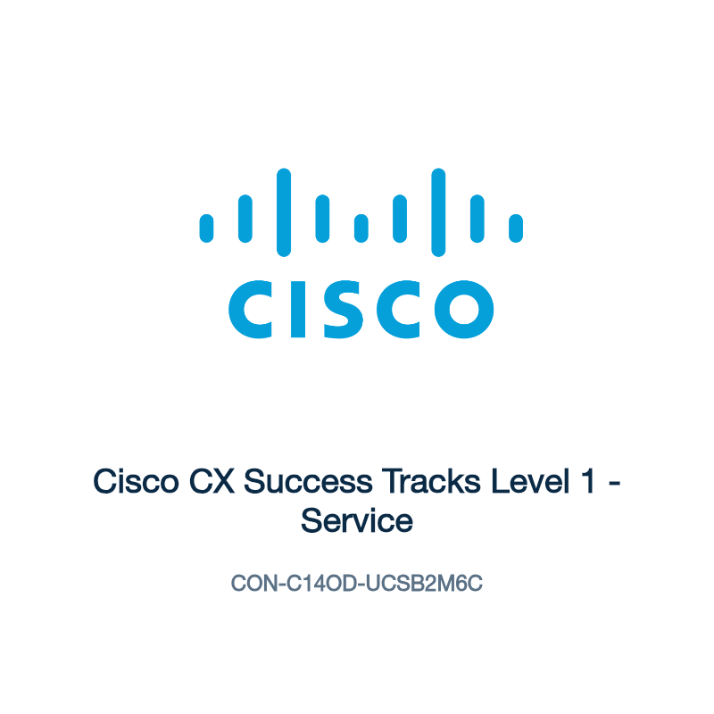 CON-C14OD-UCSB2M6C: Cisco CX Success Tracks Level 1