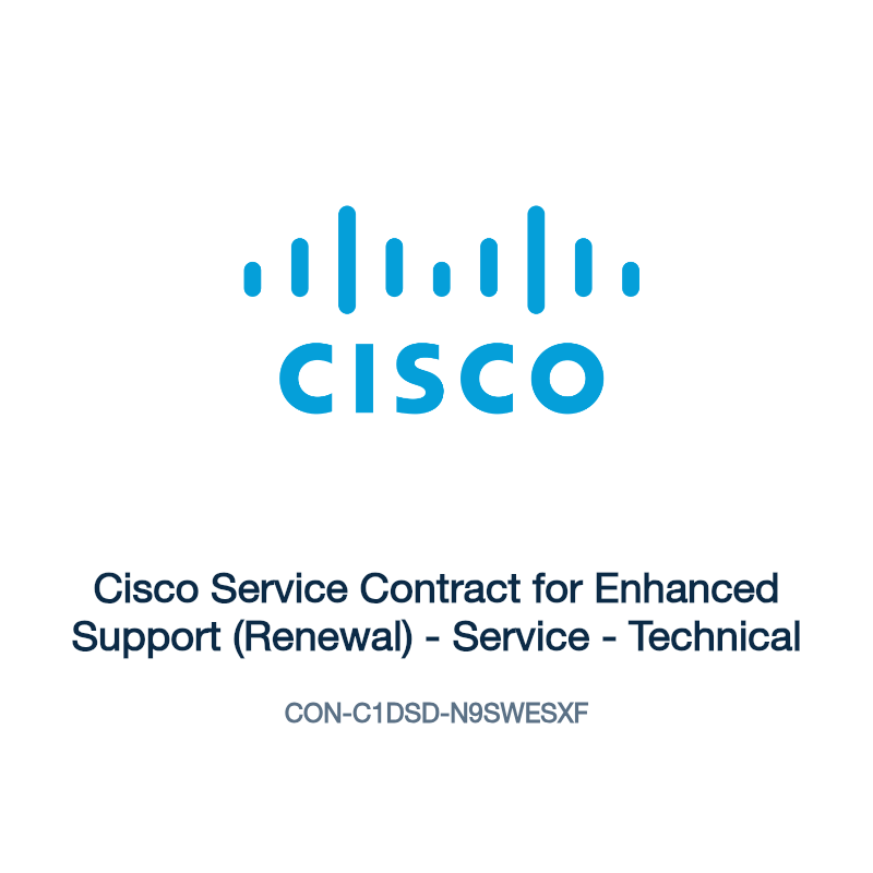CON-C1DSD-N9SWESXF: Cisco Service Contract for Enhanced Support (Renewal)