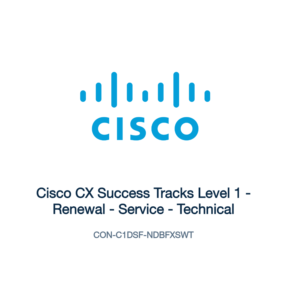 CON-C1DSF-NDBFXSWT: Cisco CX Success Tracks Level 1