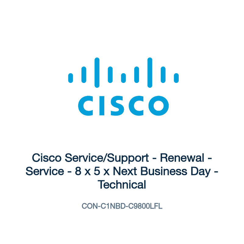 CON-C1NBD-C9800LFL: Cisco Service/Support