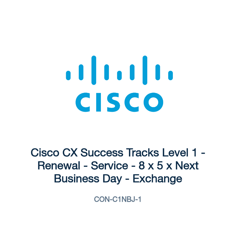 CON-C1NBJ-1: Cisco CX Success Tracks Level 1