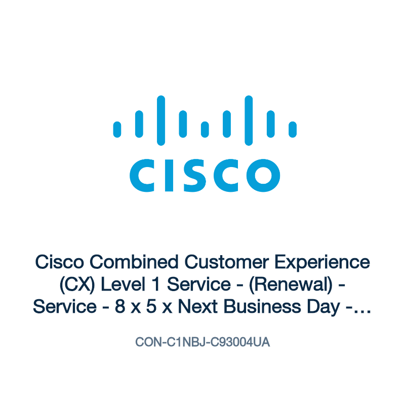 CON-C1NBJ-C93004UA: Cisco Combined Customer Experience (CX) Level 1 Service