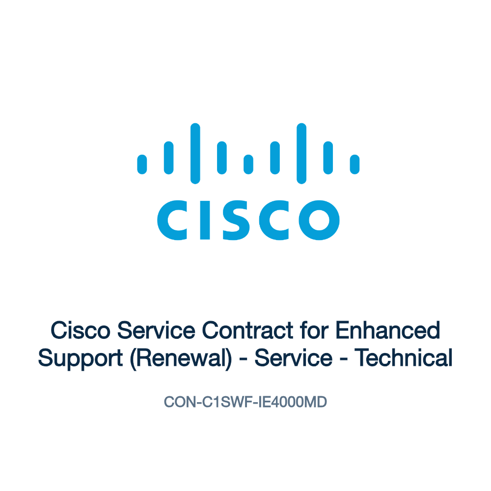 CON-C1SWF-IE4000MD: Cisco Service Contract for Enhanced Support (Renewal)
