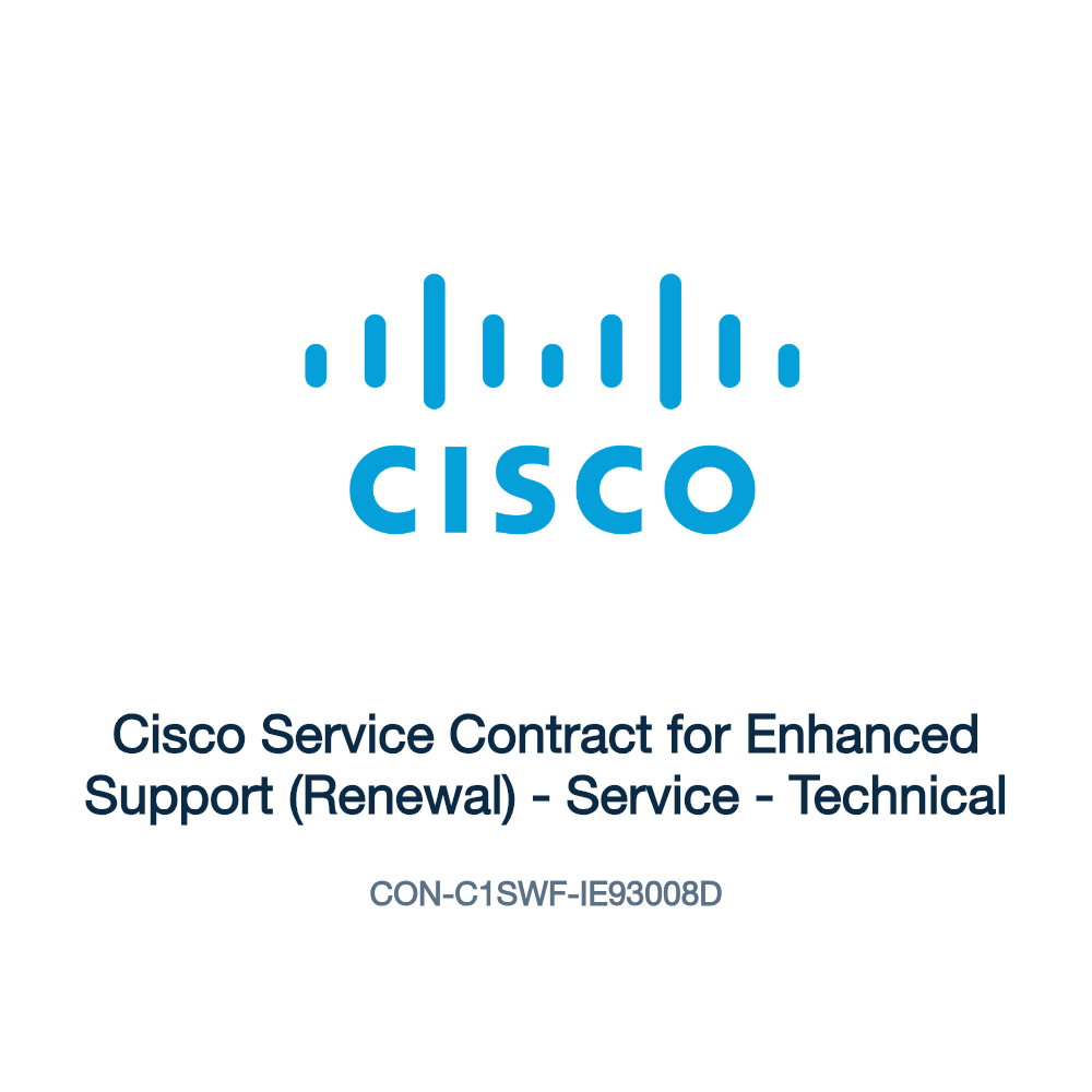 CON-C1SWF-IE93008D: Cisco Service Contract for Enhanced Support (Renewal)
