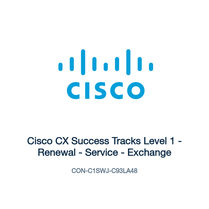 CON-C1SWJ-C93LA48: Cisco CX Success Tracks Level 1