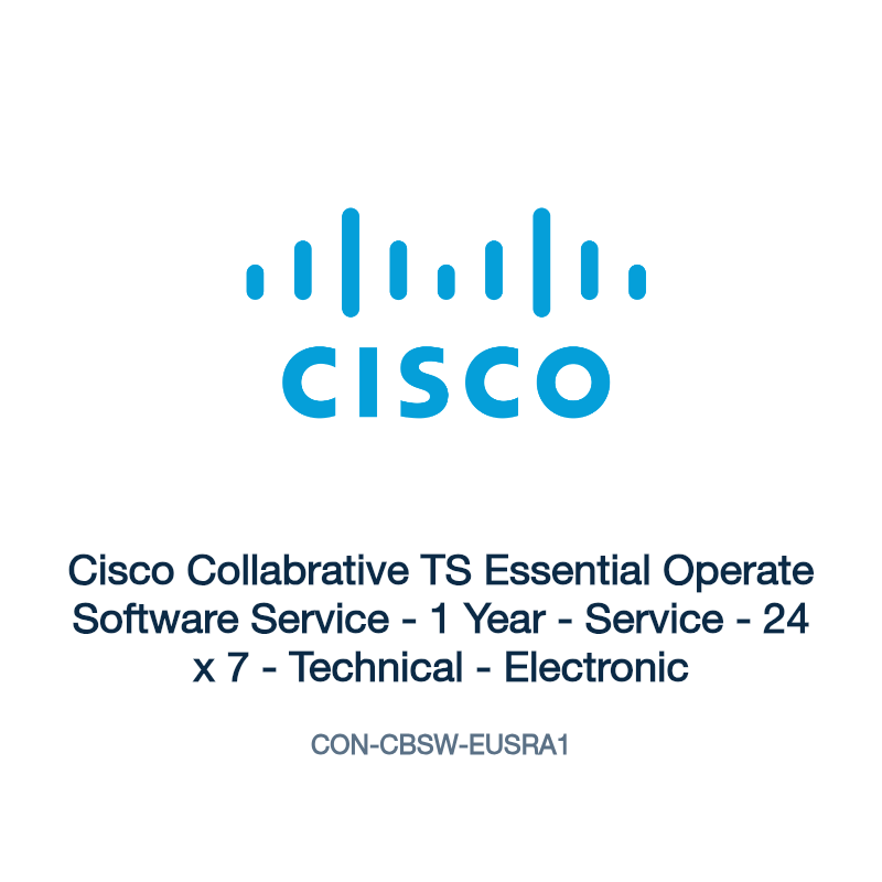 CON-CBSW-EUSRA1: Cisco Collabrative TS Essential Operate Software Service