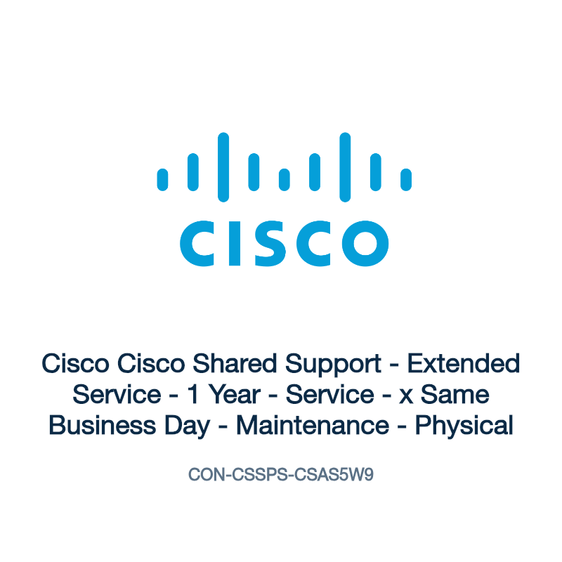 CON-CSSPS-CSAS5W9: Cisco Cisco Shared Support