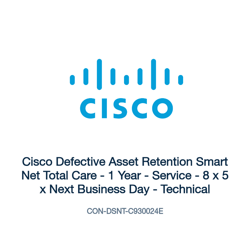 CON-DSNT-C930024E: Cisco Defective Asset Retention Smart Net Total Care