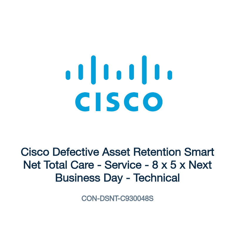 CON-DSNT-C930048S: Cisco Defective Asset Retention Smart Net Total Care