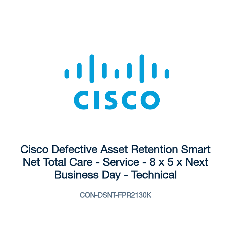 CON-DSNT-FPR2130K: Cisco Defective Asset Retention Smart Net Total Care