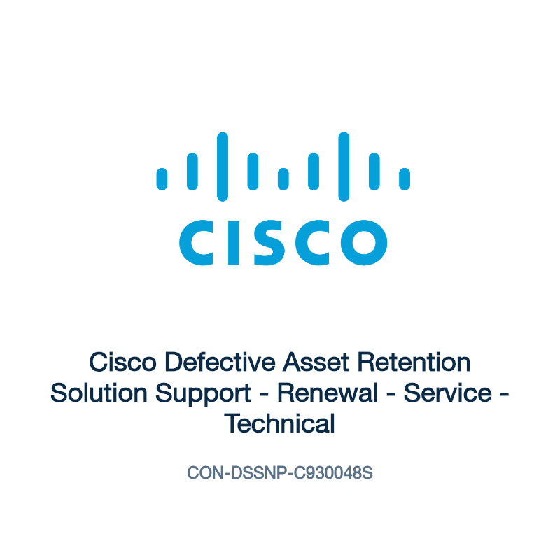 CON-DSSNP-C930048S: Cisco Defective Asset Retention Solution Support