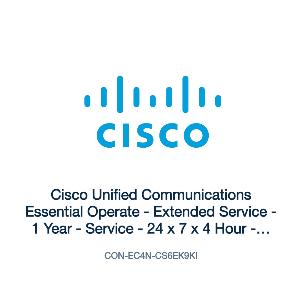 CON-EC4N-CS6EK9KI: Cisco Unified Communications Essential Operate