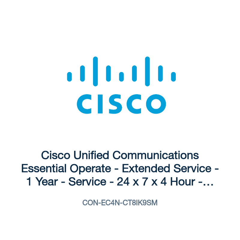 CON-EC4N-CT8IK9SM: Cisco Unified Communications Essential Operate