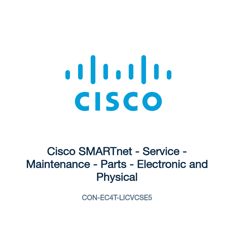 CON-EC4T-LICVCSE5: Cisco SMARTnet - Service - Maintenance - Parts - Electronic and