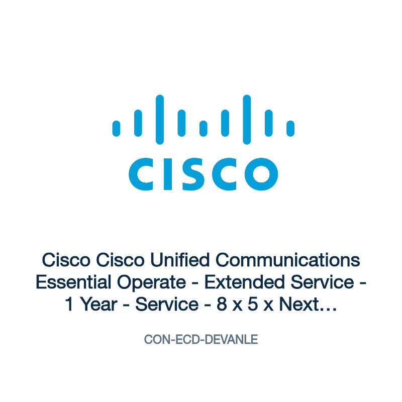 CON-ECD-DEVANLE: Cisco Cisco Unified Communications Essential Operate