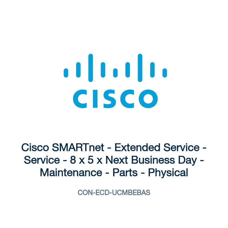CON-ECD-UCMBEBAS: Cisco SMARTnet - Extended Service - Service - 8 x 5 x Next Business