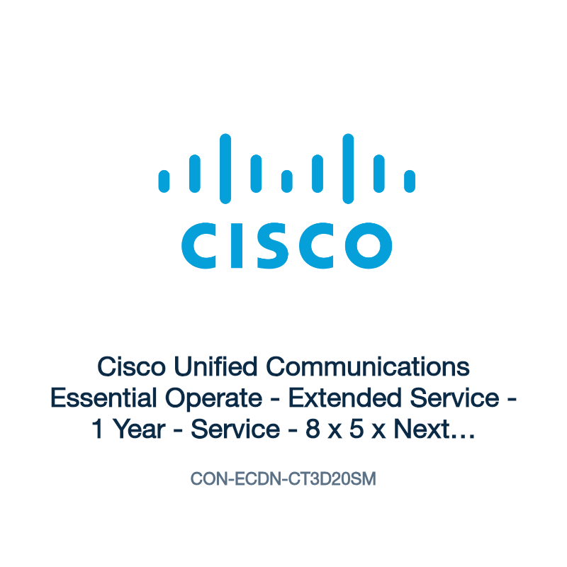 CON-ECDN-CT3D20SM: Cisco Unified Communications Essential Operate