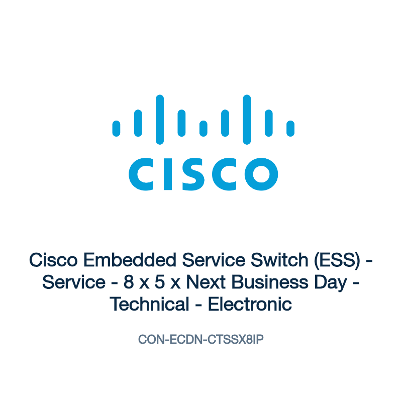 CON-ECDN-CTSSX8IP: Cisco Embedded Service Switch (ESS)